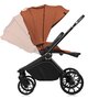 Carucior 2 in 1, Lionelo, Mika Plus, Cadru din aluminiu, Cu landou intarit si salteluta moale, Reversibil, Cu sistem de ventilatie 3D, Cu accesorii, Pana la 22 kg, Conform cu EN1888-1 EN1888-2, EN1466, Maro - 6