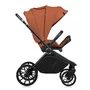 Carucior 2 in 1, Lionelo, Mika Plus, Cadru din aluminiu, Cu landou intarit si salteluta moale, Reversibil, Cu sistem de ventilatie 3D, Cu accesorii, Pana la 22 kg, Conform cu EN1888-1 EN1888-2, EN1466, Maro - 9