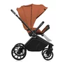 Carucior 2 in 1, Lionelo, Mika Plus, Cadru din aluminiu, Cu landou intarit si salteluta moale, Reversibil, Cu sistem de ventilatie 3D, Cu accesorii, Pana la 22 kg, Conform cu EN1888-1 EN1888-2, EN1466, Maro - 11