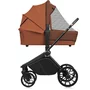 Carucior 2 in 1, Lionelo, Mika Plus, Cadru din aluminiu, Cu landou intarit si salteluta moale, Reversibil, Cu sistem de ventilatie 3D, Cu accesorii, Pana la 22 kg, Conform cu EN1888-1 EN1888-2, EN1466, Maro - 17