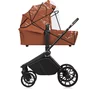 Carucior 2 in 1, Lionelo, Mika Plus, Cadru din aluminiu, Cu landou intarit si salteluta moale, Reversibil, Cu sistem de ventilatie 3D, Cu accesorii, Pana la 22 kg, Conform cu EN1888-1 EN1888-2, EN1466, Maro - 18
