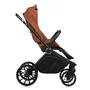 Carucior 2 in 1, Lionelo, Mika Plus, Cadru din aluminiu, Cu landou intarit si salteluta moale, Reversibil, Cu sistem de ventilatie 3D, Cu accesorii, Pana la 22 kg, Conform cu EN1888-1 EN1888-2, EN1466, Maro - 22