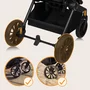 Carucior 2 in 1, Lionelo, Mika Plus, Cadru din aluminiu, Cu landou intarit si salteluta moale, Reversibil, Cu sistem de ventilatie 3D, Cu accesorii, Pana la 22 kg, Conform cu EN1888-1 EN1888-2, EN1466, Verde - 39