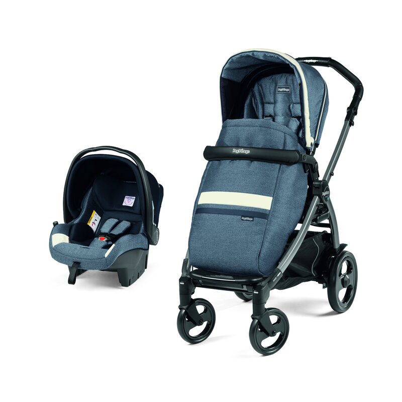Peg perego - carucior 2 in 1 book 51 titania luxe mirage cu scaun auto