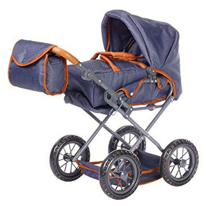 Knorrtoys - carucior 2 in 1 pentru papusi ruby, dark blue