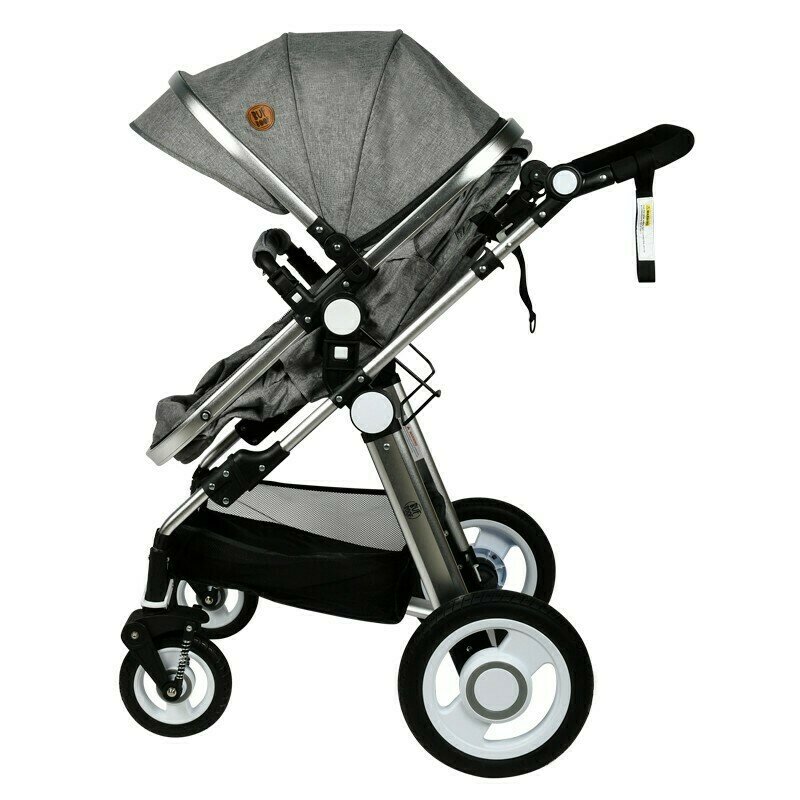 Buf boof - carucior 2 in 1 s-18 reversibil 0-36 luni grey
