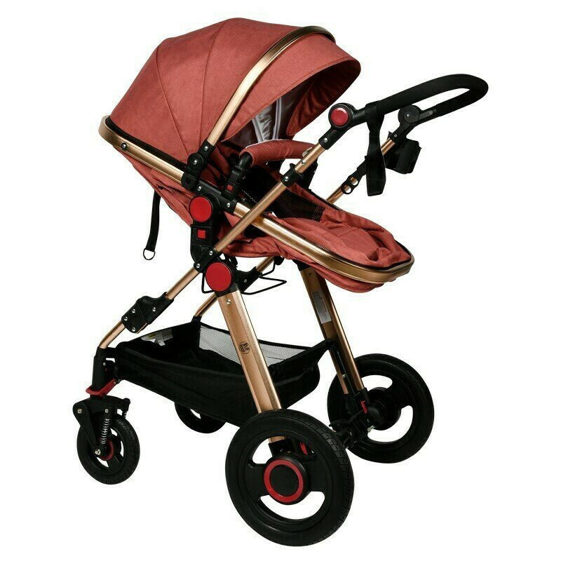 Buf boof - carucior 2 in 1 s-18 linen roz
