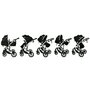 BUF BOOF - Carucior 2 in 1 X2 Cadru din aluminiu  Reversibil  Negru - 7