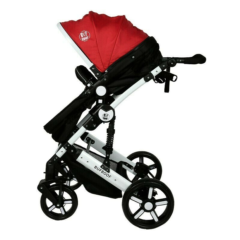 Buf boof - carucior 2 in 1 x-2 reversibil 0-36 luni red