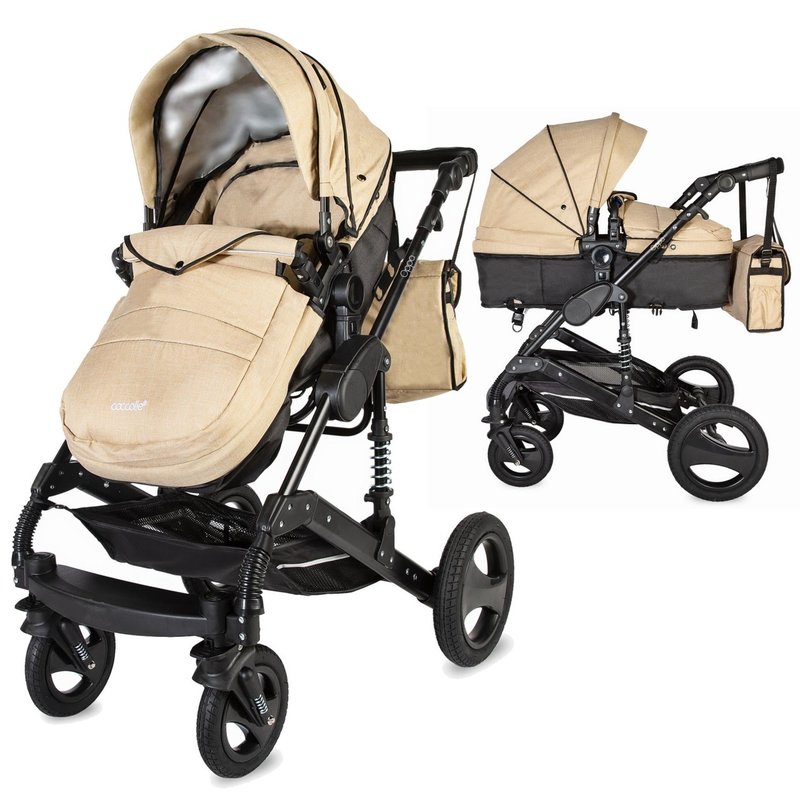 Coccolle - carucior 2 in 1 transformabil oppa bej