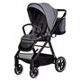 Carucior 3 in 1, FreeON, Opty, Pana la 22 kg, Cu landou, Scoica auto conform ECE R129, Parte sport cu sezut reversibil, Spatar reglabil, Cu accesorii, Grey - 4