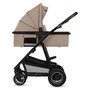 Carucior 3 in 1, Lionelo, Amber, Landou intarit,  Scoica auto testata ADAC, Reversibil, Cu accesorii, Geanta parinti, Pana la 22 kg, Bej - 18