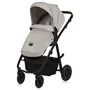 Carucior 3 in 1, Lionelo, Amber Plus, Cadru aluminiu, Cu landou intarit si salteluta moale, Cu scoica auto testata ADAC, Reversibil, Maner ajustabil, Cu accesorii, Cu ventilatie panoramica 3D, Pana la 22 kg, EN1888-1, EN1888-2, EN1466, ECE R129, Bej - 8