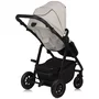 Carucior 3 in 1, Lionelo, Amber Plus, Cadru aluminiu, Cu landou intarit si salteluta moale, Cu scoica auto testata ADAC, Reversibil, Maner ajustabil, Cu accesorii, Cu ventilatie panoramica 3D, Pana la 22 kg, EN1888-1, EN1888-2, EN1466, ECE R129, Bej - 11