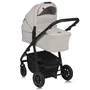 Carucior 3 in 1, Lionelo, Amber Plus, Cadru aluminiu, Cu landou intarit si salteluta moale, Cu scoica auto testata ADAC, Reversibil, Maner ajustabil, Cu accesorii, Cu ventilatie panoramica 3D, Pana la 22 kg, EN1888-1, EN1888-2, EN1466, ECE R129, Bej - 20