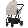 Carucior 3 in 1, Lionelo, Amber Plus, Cadru aluminiu, Cu landou intarit si salteluta moale, Cu scoica auto testata ADAC, Reversibil, Maner ajustabil, Cu accesorii, Cu ventilatie panoramica 3D, Pana la 22 kg, EN1888-1, EN1888-2, EN1466, ECE R129, Bej - 21