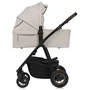 Carucior 3 in 1, Lionelo, Amber Plus, Cadru aluminiu, Cu landou intarit si salteluta moale, Cu scoica auto testata ADAC, Reversibil, Maner ajustabil, Cu accesorii, Cu ventilatie panoramica 3D, Pana la 22 kg, EN1888-1, EN1888-2, EN1466, ECE R129, Bej - 22