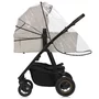 Carucior 3 in 1, Lionelo, Amber Plus, Cadru aluminiu, Cu landou intarit si salteluta moale, Cu scoica auto testata ADAC, Reversibil, Maner ajustabil, Cu accesorii, Cu ventilatie panoramica 3D, Pana la 22 kg, EN1888-1, EN1888-2, EN1466, ECE R129, Bej - 25