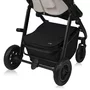 Carucior 3 in 1, Lionelo, Amber Plus, Cadru aluminiu, Cu landou intarit si salteluta moale, Cu scoica auto testata ADAC, Reversibil, Maner ajustabil, Cu accesorii, Cu ventilatie panoramica 3D, Pana la 22 kg, EN1888-1, EN1888-2, EN1466, ECE R129, Bej - 30