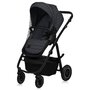 Carucior 3 in 1, Lionelo, Amber Plus, Cadru aluminiu, Cu landou intarit si salteluta moale, Cu scoica auto testata ADAC, Reversibil, Maner ajustabil, Cu accesorii, Cu ventilatie panoramica 3D, Pana la 22 kg, EN1888-1, EN1888-2, EN1466, ECE R129, Gri - 9
