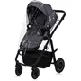 Carucior 3 in 1, Lionelo, Amber Plus, Cadru aluminiu, Cu landou intarit si salteluta moale, Cu scoica auto testata ADAC, Reversibil, Maner ajustabil, Cu accesorii, Cu ventilatie panoramica 3D, Pana la 22 kg, EN1888-1, EN1888-2, EN1466, ECE R129, Gri - 10