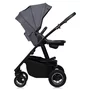 Carucior 3 in 1, Lionelo, Amber Plus, Cadru aluminiu, Cu landou intarit si salteluta moale, Cu scoica auto testata ADAC, Reversibil, Maner ajustabil, Cu accesorii, Cu ventilatie panoramica 3D, Pana la 22 kg, EN1888-1, EN1888-2, EN1466, ECE R129, Gri - 12
