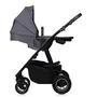 Carucior 3 in 1, Lionelo, Amber Plus, Cadru aluminiu, Cu landou intarit si salteluta moale, Cu scoica auto testata ADAC, Reversibil, Maner ajustabil, Cu accesorii, Cu ventilatie panoramica 3D, Pana la 22 kg, EN1888-1, EN1888-2, EN1466, ECE R129, Gri - 13
