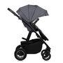Carucior 3 in 1, Lionelo, Amber Plus, Cadru aluminiu, Cu landou intarit si salteluta moale, Cu scoica auto testata ADAC, Reversibil, Maner ajustabil, Cu accesorii, Cu ventilatie panoramica 3D, Pana la 22 kg, EN1888-1, EN1888-2, EN1466, ECE R129, Gri - 15