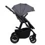 Carucior 3 in 1, Lionelo, Amber Plus, Cadru aluminiu, Cu landou intarit si salteluta moale, Cu scoica auto testata ADAC, Reversibil, Maner ajustabil, Cu accesorii, Cu ventilatie panoramica 3D, Pana la 22 kg, EN1888-1, EN1888-2, EN1466, ECE R129, Gri - 15