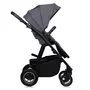 Carucior 3 in 1, Lionelo, Amber Plus, Cadru aluminiu, Cu landou intarit si salteluta moale, Cu scoica auto testata ADAC, Reversibil, Maner ajustabil, Cu accesorii, Cu ventilatie panoramica 3D, Pana la 22 kg, EN1888-1, EN1888-2, EN1466, ECE R129, Gri - 17