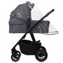 Carucior 3 in 1, Lionelo, Amber Plus, Cadru aluminiu, Cu landou intarit si salteluta moale, Cu scoica auto testata ADAC, Reversibil, Maner ajustabil, Cu accesorii, Cu ventilatie panoramica 3D, Pana la 22 kg, EN1888-1, EN1888-2, EN1466, ECE R129, Gri - 25