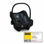 Carucior 3 in 1, Lionelo, Amber Plus, Cadru aluminiu, Cu landou intarit si salteluta moale, Cu scoica auto testata ADAC, Reversibil, Maner ajustabil, Cu accesorii, Cu ventilatie panoramica 3D, Pana la 22 kg, EN1888-1, EN1888-2, EN1466, ECE R129, Gri - 4