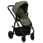 Carucior 3 in 1, Lionelo, Amber Plus, Cadru aluminiu, Cu landou intarit si salteluta moale, Cu scoica auto testata ADAC, Reversibil, Maner ajustabil, Cu accesorii, Cu ventilatie panoramica 3D, Pana la 22 kg, EN1888-1, EN1888-2, EN1466, ECE R129, Verde - 5