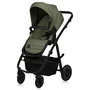 Carucior 3 in 1, Lionelo, Amber Plus, Cadru aluminiu, Cu landou intarit si salteluta moale, Cu scoica auto testata ADAC, Reversibil, Maner ajustabil, Cu accesorii, Cu ventilatie panoramica 3D, Pana la 22 kg, EN1888-1, EN1888-2, EN1466, ECE R129, Verde - 7