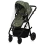 Carucior 3 in 1, Lionelo, Amber Plus, Cadru aluminiu, Cu landou intarit si salteluta moale, Cu scoica auto testata ADAC, Reversibil, Maner ajustabil, Cu accesorii, Cu ventilatie panoramica 3D, Pana la 22 kg, EN1888-1, EN1888-2, EN1466, ECE R129, Verde - 10
