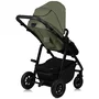 Carucior 3 in 1, Lionelo, Amber Plus, Cadru aluminiu, Cu landou intarit si salteluta moale, Cu scoica auto testata ADAC, Reversibil, Maner ajustabil, Cu accesorii, Cu ventilatie panoramica 3D, Pana la 22 kg, EN1888-1, EN1888-2, EN1466, ECE R129, Verde - 11
