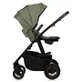 Carucior 3 in 1, Lionelo, Amber Plus, Cadru aluminiu, Cu landou intarit si salteluta moale, Cu scoica auto testata ADAC, Reversibil, Maner ajustabil, Cu accesorii, Cu ventilatie panoramica 3D, Pana la 22 kg, EN1888-1, EN1888-2, EN1466, ECE R129, Verde - 12