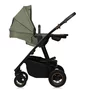 Carucior 3 in 1, Lionelo, Amber Plus, Cadru aluminiu, Cu landou intarit si salteluta moale, Cu scoica auto testata ADAC, Reversibil, Maner ajustabil, Cu accesorii, Cu ventilatie panoramica 3D, Pana la 22 kg, EN1888-1, EN1888-2, EN1466, ECE R129, Verde - 13