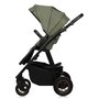 Carucior 3 in 1, Lionelo, Amber Plus, Cadru aluminiu, Cu landou intarit si salteluta moale, Cu scoica auto testata ADAC, Reversibil, Maner ajustabil, Cu accesorii, Cu ventilatie panoramica 3D, Pana la 22 kg, EN1888-1, EN1888-2, EN1466, ECE R129, Verde - 16