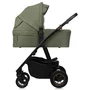 Carucior 3 in 1, Lionelo, Amber Plus, Cadru aluminiu, Cu landou intarit si salteluta moale, Cu scoica auto testata ADAC, Reversibil, Maner ajustabil, Cu accesorii, Cu ventilatie panoramica 3D, Pana la 22 kg, EN1888-1, EN1888-2, EN1466, ECE R129, Verde - 20