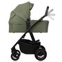 Carucior 3 in 1, Lionelo, Amber Plus, Cadru aluminiu, Cu landou intarit si salteluta moale, Cu scoica auto testata ADAC, Reversibil, Maner ajustabil, Cu accesorii, Cu ventilatie panoramica 3D, Pana la 22 kg, EN1888-1, EN1888-2, EN1466, ECE R129, Verde - 18