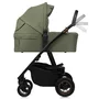 Carucior 3 in 1, Lionelo, Amber Plus, Cadru aluminiu, Cu landou intarit si salteluta moale, Cu scoica auto testata ADAC, Reversibil, Maner ajustabil, Cu accesorii, Cu ventilatie panoramica 3D, Pana la 22 kg, EN1888-1, EN1888-2, EN1466, ECE R129, Verde - 21