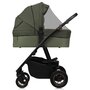 Carucior 3 in 1, Lionelo, Amber Plus, Cadru aluminiu, Cu landou intarit si salteluta moale, Cu scoica auto testata ADAC, Reversibil, Maner ajustabil, Cu accesorii, Cu ventilatie panoramica 3D, Pana la 22 kg, EN1888-1, EN1888-2, EN1466, ECE R129, Verde - 19