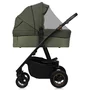 Carucior 3 in 1, Lionelo, Amber Plus, Cadru aluminiu, Cu landou intarit si salteluta moale, Cu scoica auto testata ADAC, Reversibil, Maner ajustabil, Cu accesorii, Cu ventilatie panoramica 3D, Pana la 22 kg, EN1888-1, EN1888-2, EN1466, ECE R129, Verde - 22
