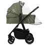 Carucior 3 in 1, Lionelo, Amber Plus, Cadru aluminiu, Cu landou intarit si salteluta moale, Cu scoica auto testata ADAC, Reversibil, Maner ajustabil, Cu accesorii, Cu ventilatie panoramica 3D, Pana la 22 kg, EN1888-1, EN1888-2, EN1466, ECE R129, Verde - 20