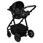 Carucior 3 in 1, Lionelo, Amber Plus, Cadru aluminiu, Cu landou intarit si salteluta moale, Cu scoica auto testata ADAC, Reversibil, Maner ajustabil, Cu accesorii, Cu ventilatie panoramica 3D, Pana la 22 kg, EN1888-1, EN1888-2, EN1466, ECE R129, Verde - 21