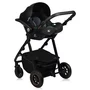 Carucior 3 in 1, Lionelo, Amber Plus, Cadru aluminiu, Cu landou intarit si salteluta moale, Cu scoica auto testata ADAC, Reversibil, Maner ajustabil, Cu accesorii, Cu ventilatie panoramica 3D, Pana la 22 kg, EN1888-1, EN1888-2, EN1466, ECE R129, Verde - 24