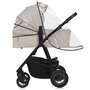Carucior 3 in 1, Lionelo, Amber Plus, Cu scoica auto Roz testata ADAC, Reversibil, Maner ajustabil, Cu accesorii, Cu ventilatie panoramica 3D, Pana la 22 kg, EN1888-1, EN1888-2, EN1466, ECE R129, Bej - 10
