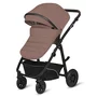 Carucior 3 in 1, Lionelo, Bianka, Transformabil, Cadru aluminiu, Cu landou si salteluta moale, Cu scoica auto, Cu multiple accesorii, Sustine 22 kg, 0 luni+, EN1466:2014+AC:2015, EN1888, Bej Taupe - 7
