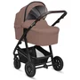 Carucior 3 in 1, Lionelo, Bianka, Transformabil, Cadru aluminiu, Cu landou si salteluta moale, Cu scoica auto, Cu multiple accesorii, Sustine 22 kg, 0 luni+, EN1466:2014+AC:2015, EN1888, Bej Taupe - 11